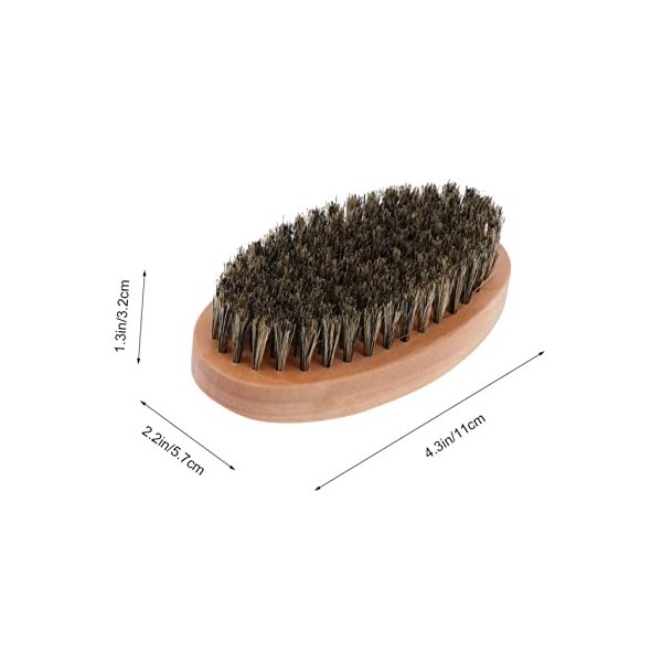 minkissy 9 Pièces Brosse À Barbe Accessoires DAllaitement Accessoires De Voyage Poils De Sanglier Soins Infirmiers Poils Fer