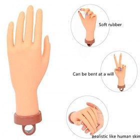 Main dentraînement pour acrylique main nude et pince en C 