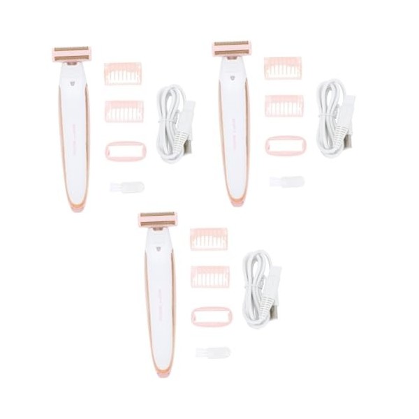 minkissy 3 Ensembles Épilateur Aisselles Maquina De Afeitar Tondeuse À Sourcils Machines À Raser Pour Hommes Outils Pour Homm