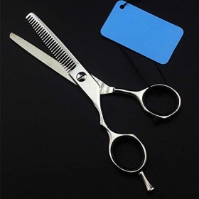 Ciseaux de coupe de cheveux, 5,5 pouces en acier 440c haut de gamme, ciseaux à cheveux pour la main gauche, ciseaux à effiler...