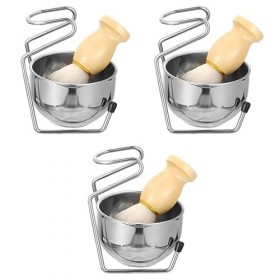 FOMIYES 3 Ensembles Blaireau Ensemble Rasuradoras Para Hombres Rasoir Pour Hommes Rasage Rasoir Pour Le Visage Blaireau Bross