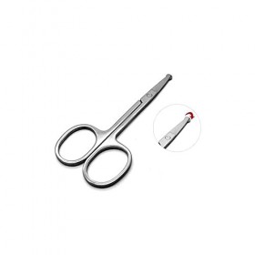 KOOKYY Tondeuse de nez 1 pc 8,9 cm Acier Mini Portable Courbe Moustache Outils Tondeuse Cheveux Soins Remover Personnel Sécur