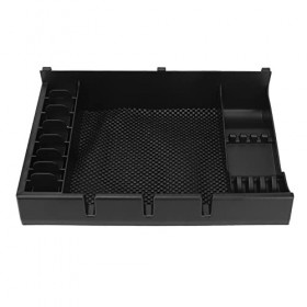 Organisateur Doutils de Rasage, Organisateur de Fournitures de Rasage Boîte de Rangement Anti-dérapante Compartimentée de Gr