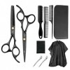 DSXZM Ciseaux De Coupe des Cheveux Professionnels, Kit De Coiffure De Coiffure, Ciseaux À Cheveux, Cisailles Damincissement,