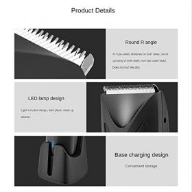 Yangyou 1 tondeuse électrique rechargeable pour cheveux et barbe, noir, rasoir électrique pour le rasage de laine, du corps,