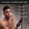 FOREO LUNA Mousse à raser + Crème Hydratante Visage Homme - Acide Hyaluronique - Vitamine E - Peau Propre et Confort de Rasag