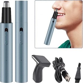 Tondeuse à poils doreilles et de nez for hommes, tondeuse à poils de nez for hommes et femmes, tondeuse de voyage à faible b