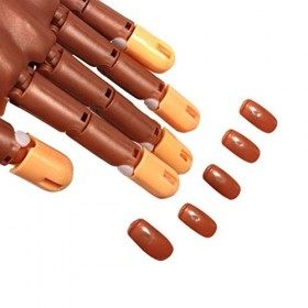 Faux mains dentraînement pour les ongles, affichage des ongles, outil de manucure flexible et mobile pour manucure - Outil d
