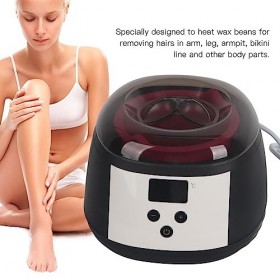 Chauffe-Cire électrique pour épilation, 100 à 240 V, Affichage LED en Aluminium, Température Réglable, pour épilation des Jam