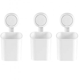 NIXNUT Porte-Rasoir,Porte Rasoir Douche,Porte Rasoir Mural,Support Rasoir à Ventouse,Support de Rasoir en Plastique,Supports 