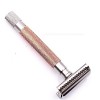 Parker Safety Razor Rasoir de sécurité semi-incliné de qualité supérieure - Or rose