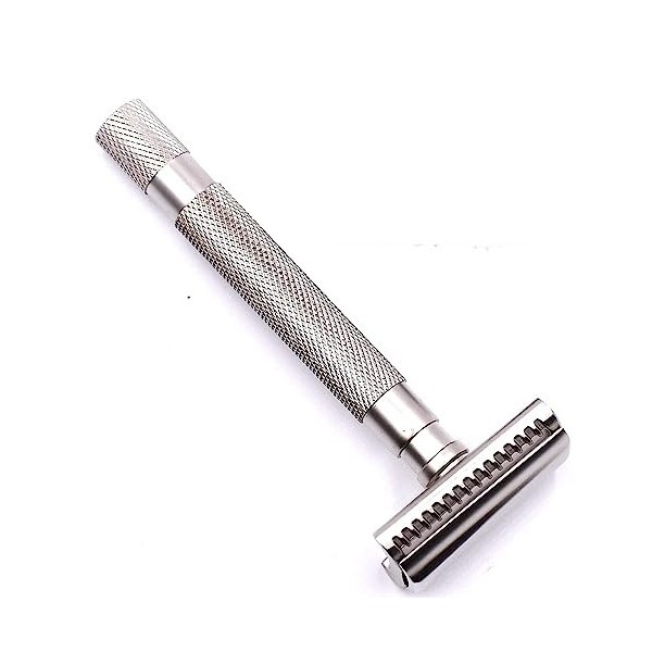 Parker Safety Razor Rasoir de sécurité semi-incliné de qualité supérieure - Or rose