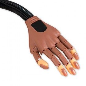 N&BF Nail School Main d’entraînement avec fixation réglable pour un exercice optimal de design ongulaire