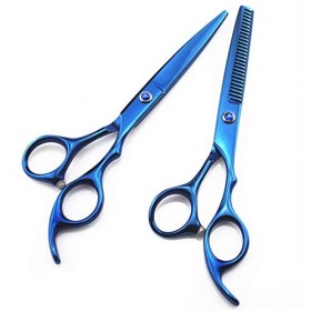 Ciseaux de coupe de cheveux, ensemble de ciseaux à cheveux professionnels de 6 pouces, ciseaux de coupe, ciseaux amincissants...