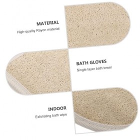 Beavorty 8 Pièces Gants De Luffa Épurateur De Nettoyage Épurateur De Bain Pour Le Nettoyage Gants De Bain Exfoliants Serviett
