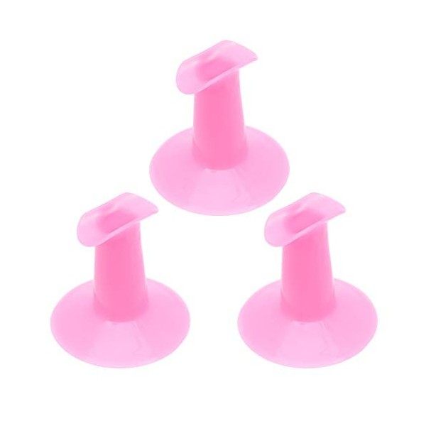 Milisten 3 Pcs En Plastique Doigt Stand Support Reste Nail Art Conception Peinture Salon DIY Doigt Titulaire Pratique Pour Na