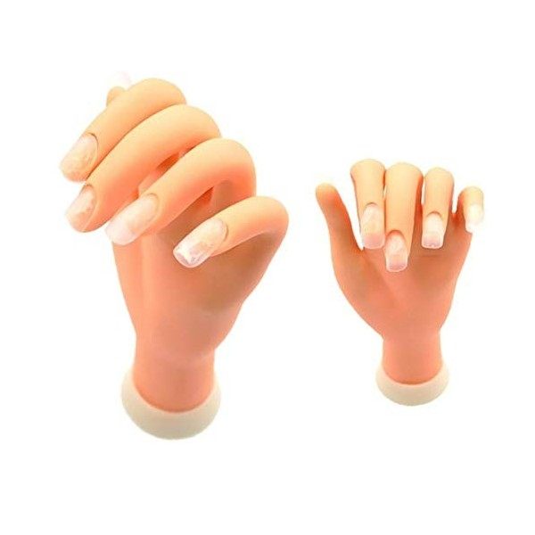 1pc Nail Art Kit pratique Nail Trainning pratique main ongles Affichage manucure alimentation professionnelle main pour Manne