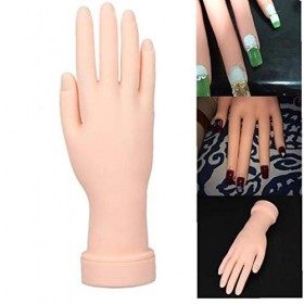 1pc Nail Art Kit pratique Nail Trainning pratique main ongles Affichage manucure alimentation professionnelle main pour Manne