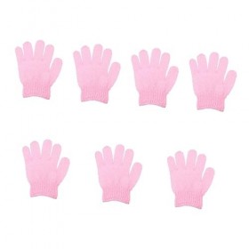 Beaupretty 70 Pièces Gants De Bain À Cinq Doigts Laveur De Visage Gommage Pour Le Visage Mitaines De Bébé Gant De Brosse Pour