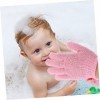 Beaupretty 70 Pièces Gants De Bain À Cinq Doigts Laveur De Visage Gommage Pour Le Visage Mitaines De Bébé Gant De Brosse Pour