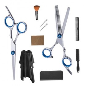 POPETPOP 1 Ensemble 10 Pièces Ensemble De Ciseaux De Coiffure Ciseaux À Cheveux En Acier Inoxydable Ciseaux De Coiffure Kit D
