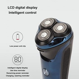 FLAVAS Tondeuse électrique, Rasoir électrique Humide et Sec, électrique, Rechargeable 3D, étanche IPX7, Rasoir électrique for