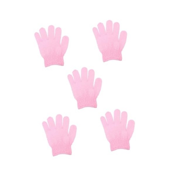 ABOOFAN 50 Pièces Gants De Bain À Cinq Doigts Gommage Corporel Pour Femme Gant De Gommage Pour Le Corps Gant Exfoliant Gants 