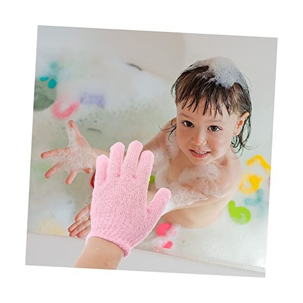 ABOOFAN 50 Pièces Gants De Bain À Cinq Doigts Gommage Corporel Pour Femme Gant De Gommage Pour Le Corps Gant Exfoliant Gants 