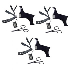 minkissy 3 Ensembles Pcs Máquinas De Afeitar Para Hombres Rasoirs Pour Hommes Rasoirs Pour Hommes Pour Rasage Modèle De Moust