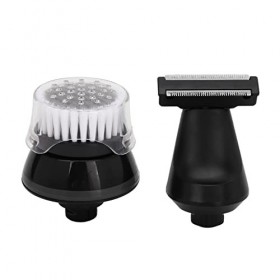 Rasoir électrique USB, rasoir électrique étanche Rotation flexible Affichage numérique Auto-meulage Multifonctionnel Double l