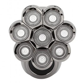 Rasoir électrique, double lame auto-meulage Flexible Rotation USB rasoir électrique étanche pour les voyages