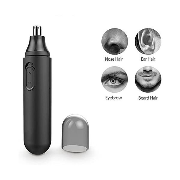 Nose Hair Trimmer For Ears Finisher Men Femme - Tondeuse à Barbe Nez Sourcils, Rasoir à Nez Électrique Homme Femme, Tondeuse 