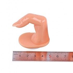 XUBX 10 Pièces Modèle de Manucure Pratique à Ongles Doigts dEntraînement pour Manucure Nail Art, Modèle de Pratique à Ongles