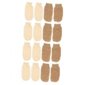 FRCOLOR 16 Pièces Gants De Bain Peau Lisse Peau Glabre Éponge De Bain Éponge Pour Le Bain Bain Bouffée Éponge Pouf Douche Mit