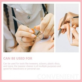 FRCOLOR 15 Pièces Pince À Épiler Nettoyant Cils Nettoyant Fournitures De Nettoyage Cils Trucs Feuille Nettoyant Pince À Épile
