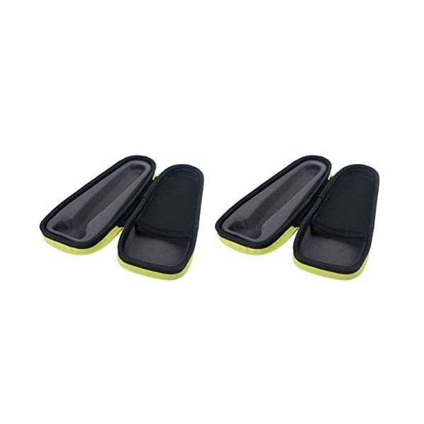 FOMIYES Rasoir Électrique Voyage Pochette Dur Rasoir Lames Barbe Noir de Transport Hommes Cas Portable Rasoir pour Rasoirs Él