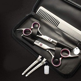 zmigrapddn Ciseaux de Coupe de Cheveux, cisailles à Cheveux professionnelles6 Pouces Ensemble de Ciseaux de Coiffure Professi
