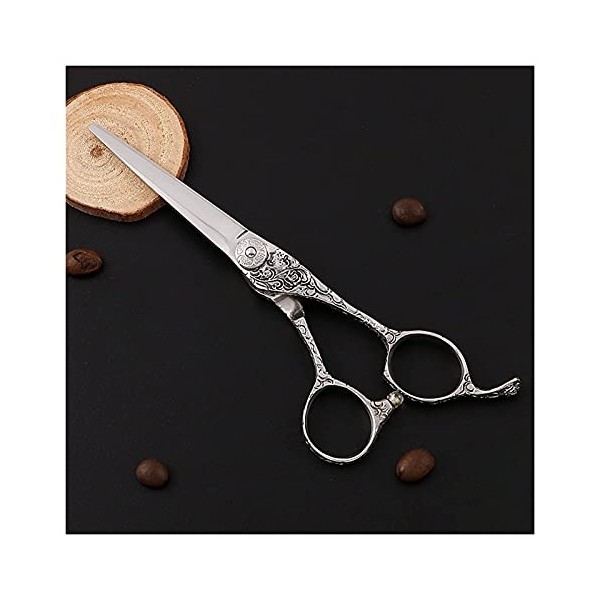 NC Ciseaux de Coiffure Ciseaux à Cheveux, Ciseaux Plats, pour Outils de barbier cisailles Plates 