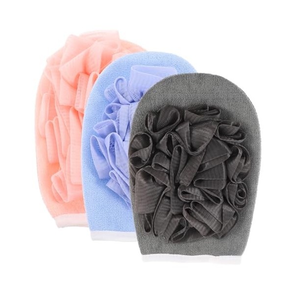 Beaupretty 9 Pièces Gants De Bain Épurateur De Bain Pour Le Corps Moufle De Douche Exfoliant Pour Le Gants De Douche Type De 