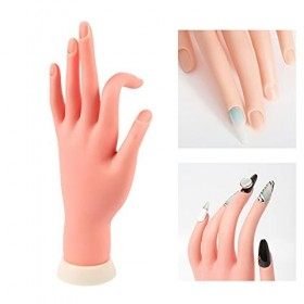 Amagogo Nail Training Hand Manucure Practice DIY Nail Display