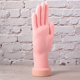 FRCOLOR 2 Pièces Main+ Droite Manucure Art Femmes Pratique Gauche Flexible Ongles Fille Formation Affichage Dame Simulée pour