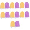 minkissy 12 Pcs Gants Démaquillants Gants De Serviette pour Le Visage pour Le Nettoyage Débarbouillettes De Maquillage Gants 