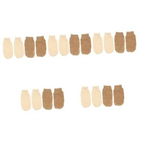 minkissy Lot de 20 gants de bain, spa, éponge de bain, éponge à récurer, gant exfoliant en soie, gants de bain, gants de nett