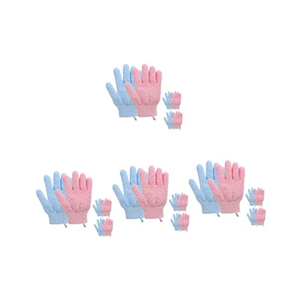 Cabilock 48 Pièces Gants De Bain À Cinq Doigts Gommage Pour Le Corps Gant De Gommage Pour Le Corps Gommage Pour Le Corps Gant