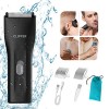 OPENBEAUTY Mini tondeuse portable pour homme et femme, rechargeable par USB, étanche, pour barbe électrique avec garde-corps 