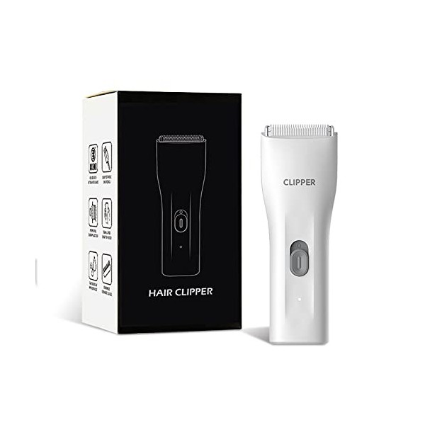 OPENBEAUTY Mini tondeuse portable pour homme et femme, rechargeable par USB, étanche, pour barbe électrique avec garde-corps 