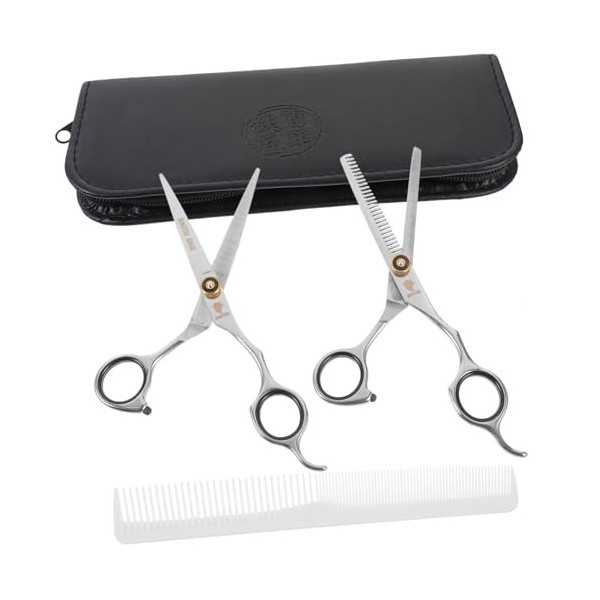 FOMIYES 2 Ensembles De Ciseaux Kit De Cosmétologie Outil De Coiffure Accessoires De Coupe De Cheveux Outil Cosmétique