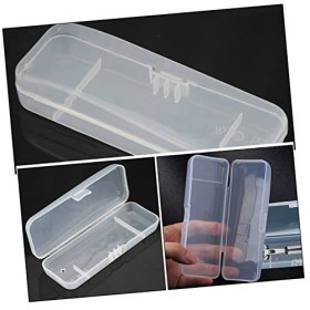 minkissy 40 Pièces Boîte De Rangement Pour Rasoir Valises De Voyage De Voyage Transparent Rasoir De Voyage Boîte De Rasoir En