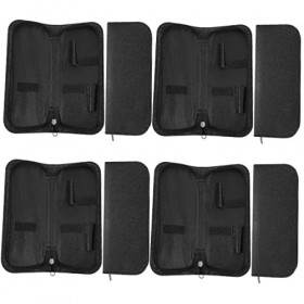 minkissy 8 Pièces Support De Cisaillement De Salon Mallette De Barbier Étuis De Cisaillement Pour Coiffeurs Organisateur De C