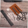 Yardwe Ensemble Noir Tondeuses De Barbier Ensemble De Peigne Ensembles Assortis Pour Outil De Coupe De Cheveux Clips De Parti